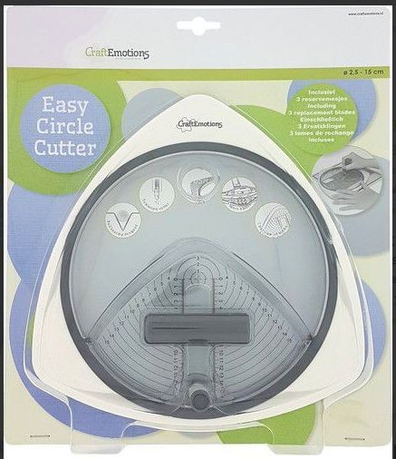 CraftEmotions Easy Circle Cutter Kreisschneider 2,5 - 15 cm