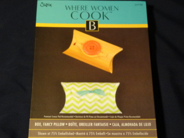 Sizzix Bigz L Die Fancy Pillow Box 659188 Tanjas Scrapbook Ecke