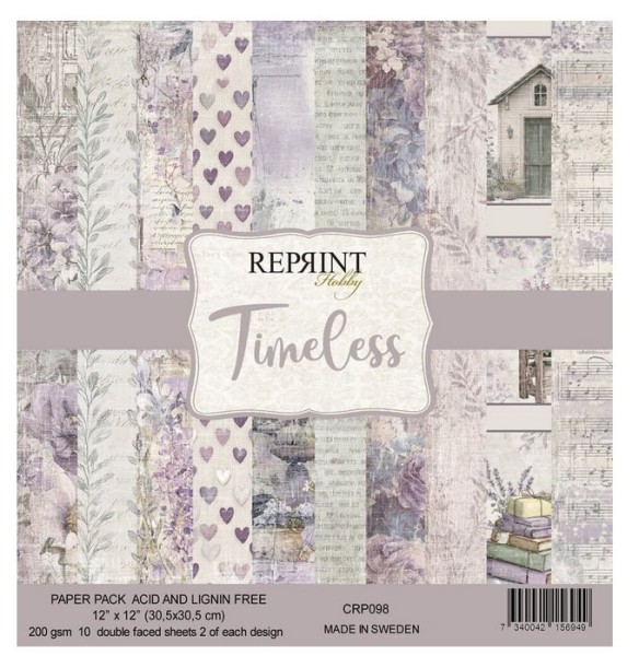 Reprint Hobby Timeless 12x12 Inch Paper Pack (CRP098)
