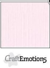 CraftEmotions Leinencardstock babyrosa 10 Blatt