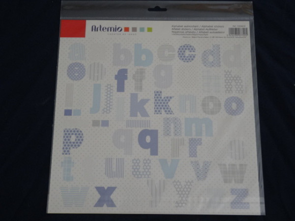 Artemio Alphabet Sticker 11004416 Baby Boy