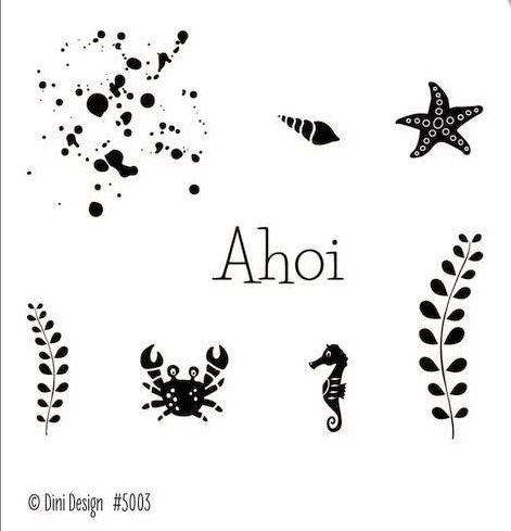 Dini Design Clear Stamps Ahoi 1