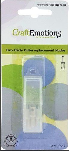 CraftEmotions Easy Circle Cutter 3 Ersatzmesser