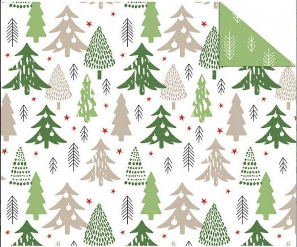 Ursus Fotokarton Scandinavian Christmas Weihnachtsbäume