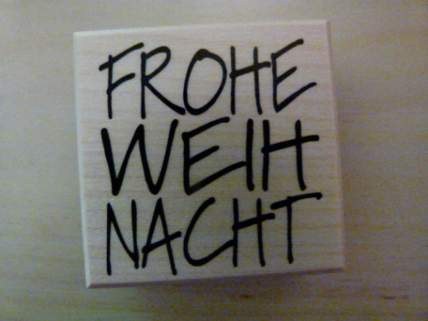 KnorrPrandell / Butterer Holzstempel "Frohe Weihnacht" 1817902