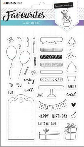 StudioLight Favourties Clear Stamps Nr. 484