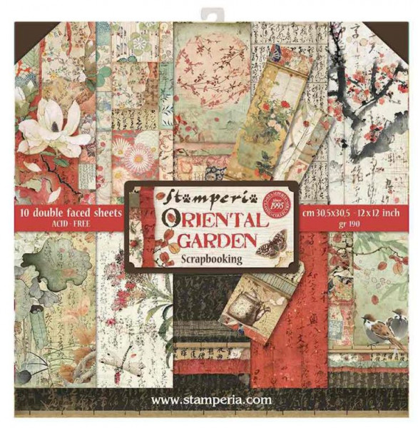 Stamperia Paper Pack oriental Garden 12x12