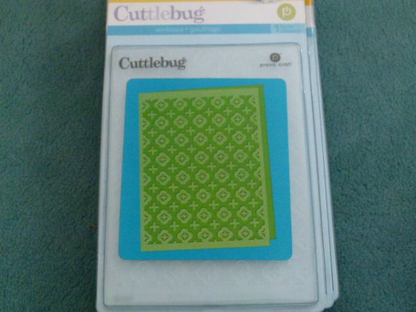 Cuttlebug Embossingfolder Moroccan Screen