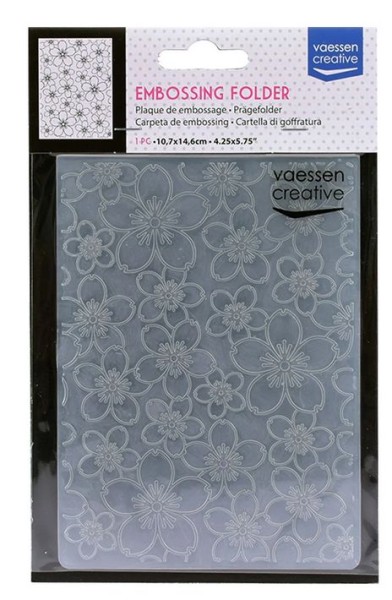 Vaessen Creative Embossingfolder Kirschblüten