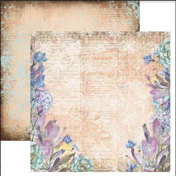 13@rts Vintage Summer Designpapier 12x12 Something blue