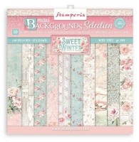 Stamperia Scrapbooking Pad 10 sheets 12x12 Maxi Background selection - Sweet winter Stamperia Scrapbooking Pad 10 sheets 12x12 Maxi Background selection - Sweet winter