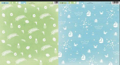 Dini Design Designpapier Meeres Dschungel 12x12