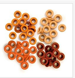 We R memory keepers standard eyelets orange (4 Farbtöne - 60 Stück)