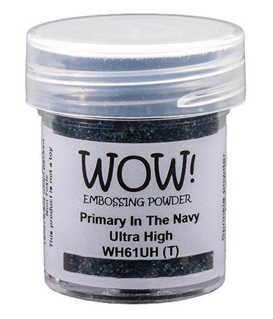 WOW! Embossingpulver Primary in the navy ultra high