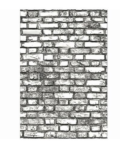 Sizzix • Tim Holtz 3-D Texture Fades Prägeschablone Mini Brickwork