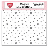 Echo Park Valentine's Day Stencil Growing Love Hearts Echo Park Valentine's Day Stencil Growing Love Hearts