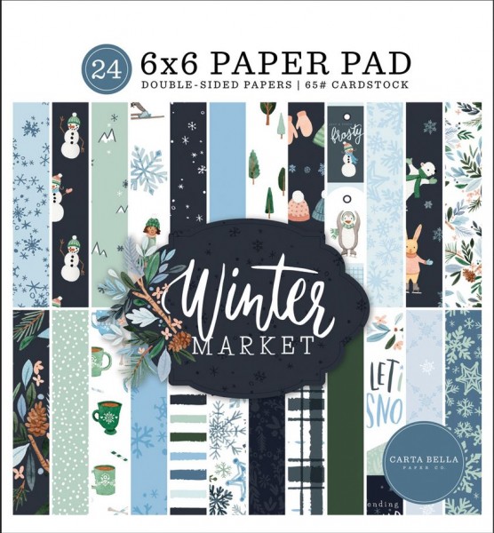 Carta Bella 6x6 Paper Pad Winter Market