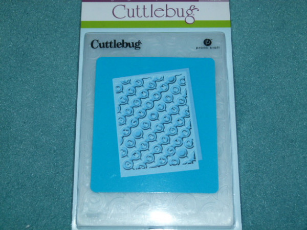 Cuttlebug Embossingfolder Qwerty