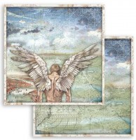 Stamperia Scrapbooking paper double face Sir Vagabond wings 12x12 Stamperia Scrapbooking paper double face Sir Vagabond wings 12x12