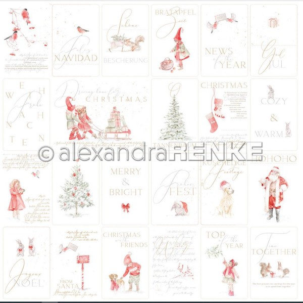 AlexandraRENKE Designpapier Kuschelige Festtage