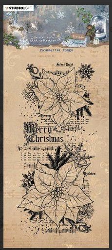 Studio Light Clear Stamp Vintage Christmas Nr. 544 JMA-VC-STAMP544 87x191mm