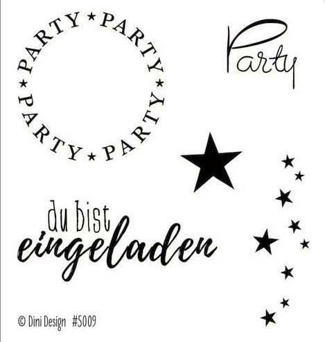 Dini Design Clear Stamps Party