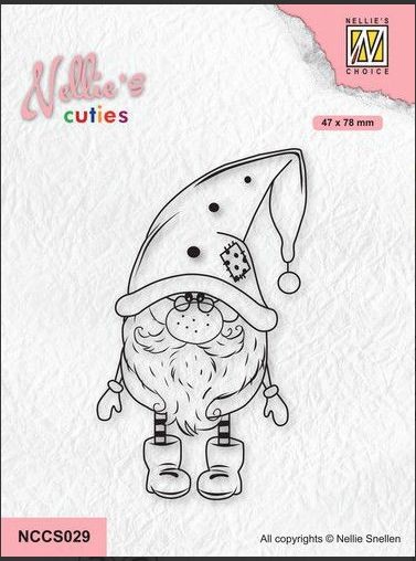 Nellie‘s Choice Clearstempel - Cuties Gnome 47x78mm