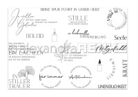 alexandraRENKE Clear stamps Beileid alexandraRENKE Clear stamps Beileid