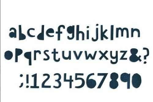 Sizzix Bigz XL Alphabet Die - Cutout Lower Tim Holtz